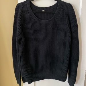 Margaret O’Leary Black cotton knit sweater